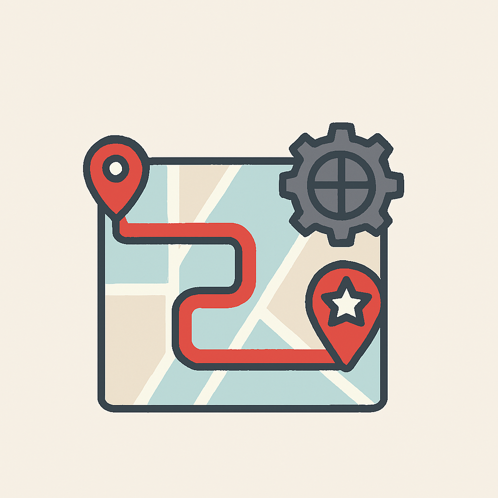 Logistics work illustration